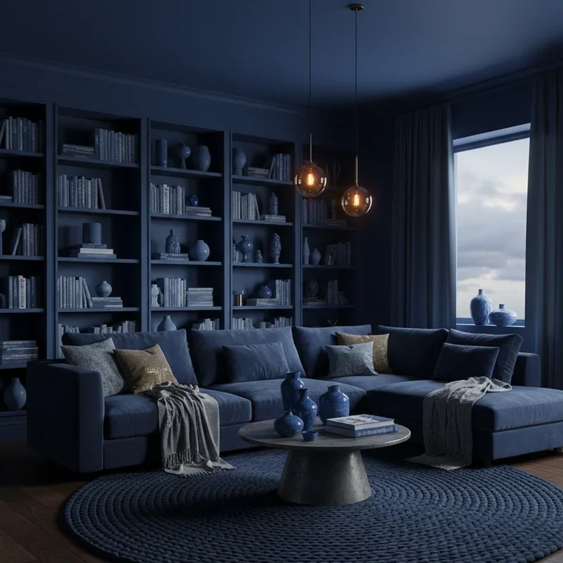 Navy Blue Room Ideas