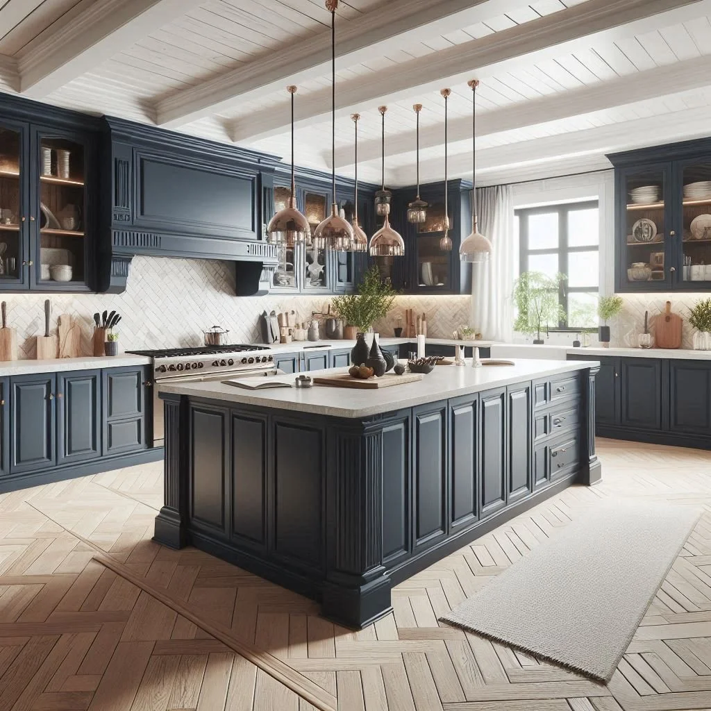 Navy Blue Kitchen