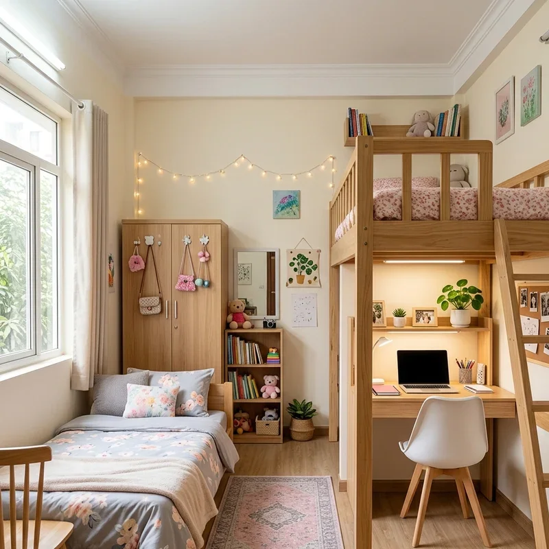 Small Bedroom Ideas for Two Sisters