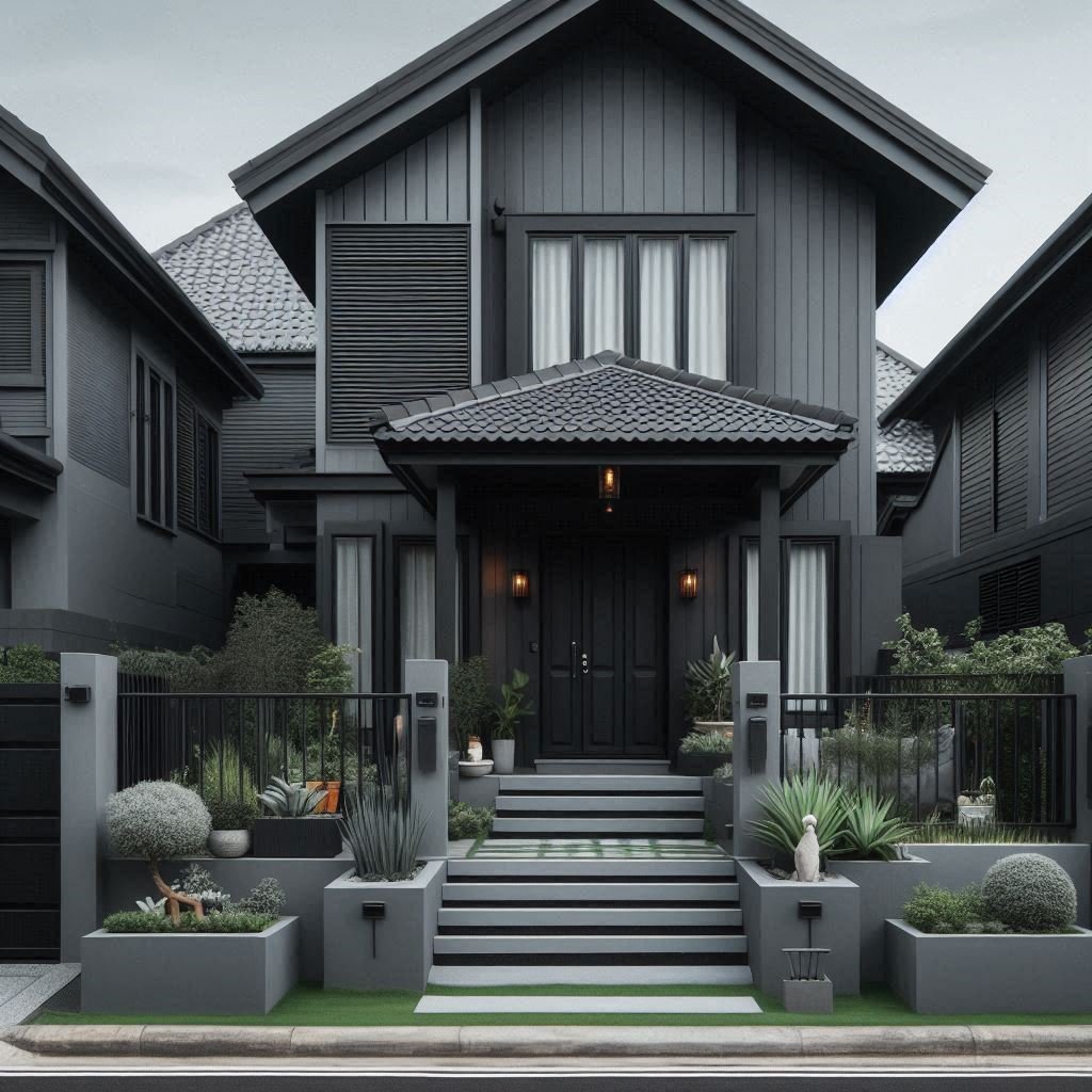 Black and Grey House