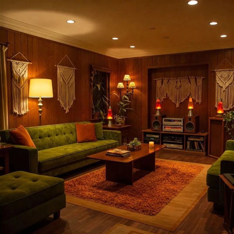 15 Stylish 70's Sunken Living Room Ideas That Pop