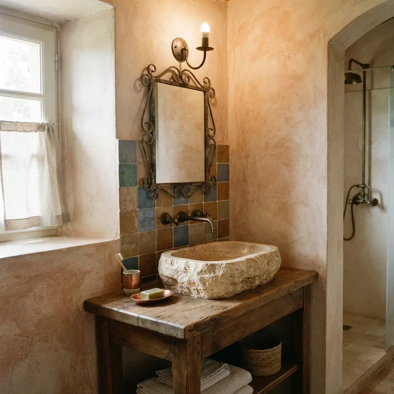 Small Tuscan Bathroom Ideas