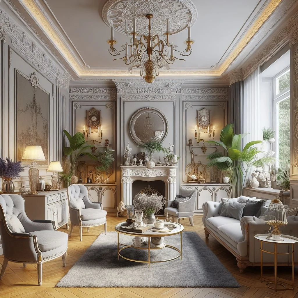 Modern Victorian Living Room Personal Touche