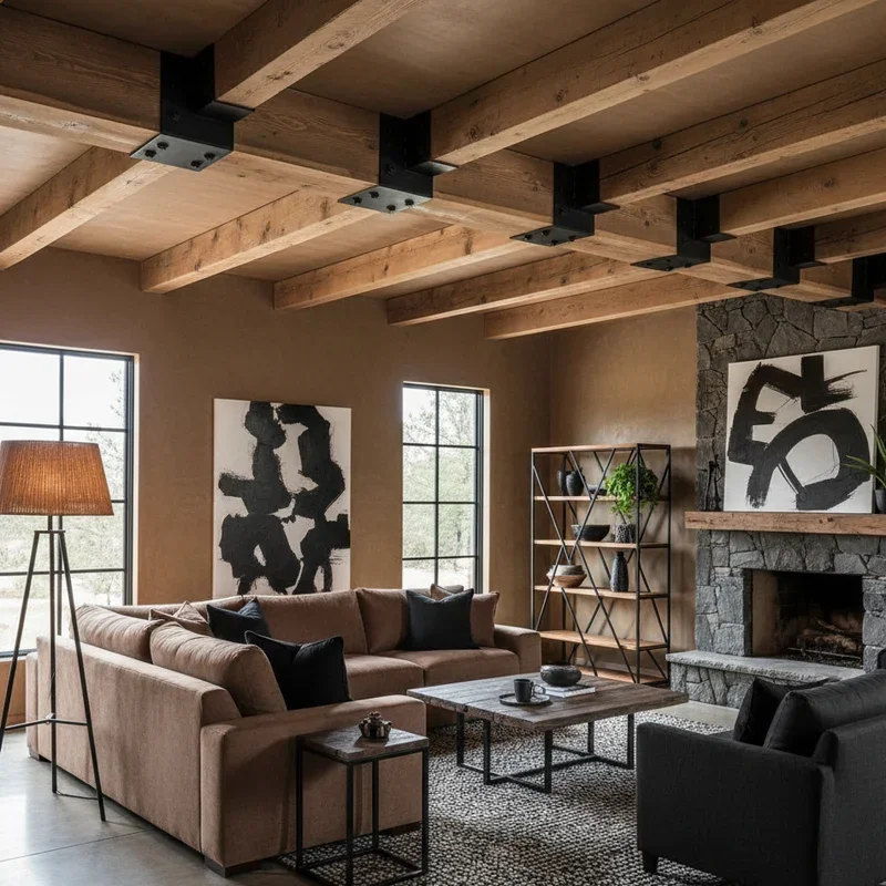 Black and Brown Living Room Ideas