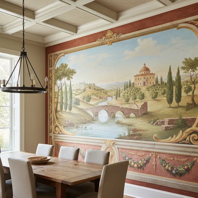 Dining Room Mural Ideas