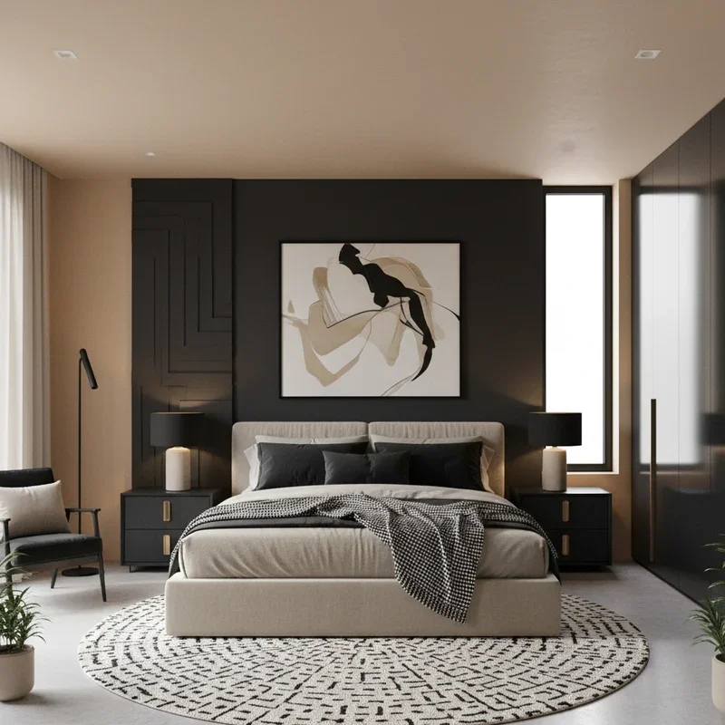 Modern Beige Bedroom Ideas