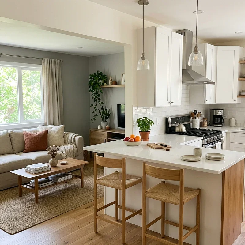 Living Room Kitchen Combo Ideas