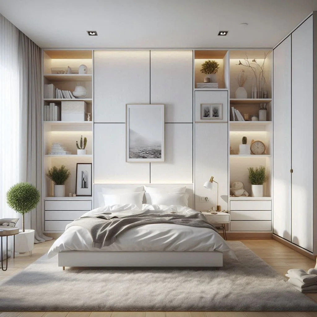 15 Sleek Modern White Bedroom Ideas for Elegance