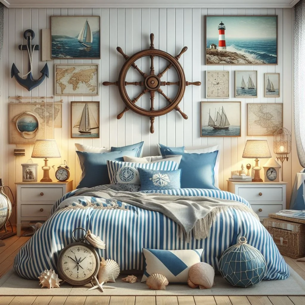 Nautical Elements and Coastal Accents Creating Seaside Vibes
