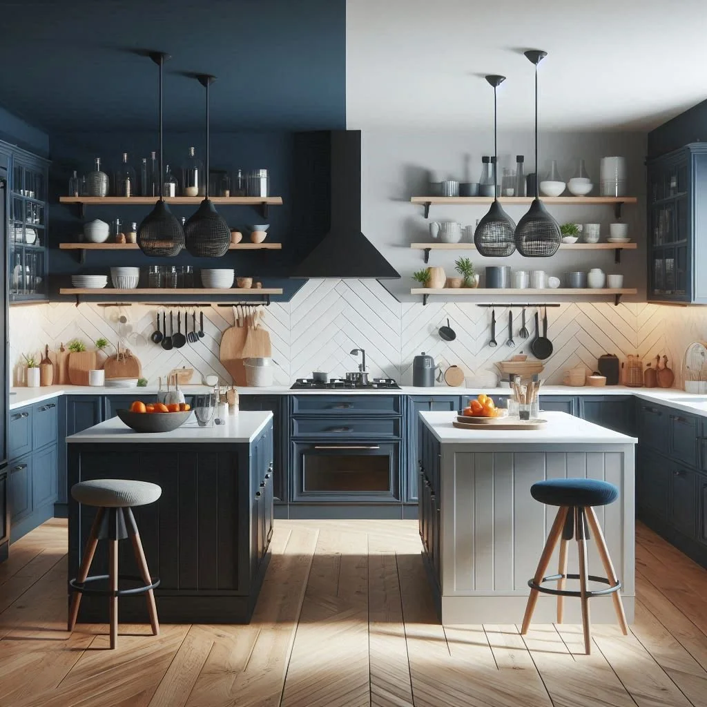 Navy Blue Kitchen