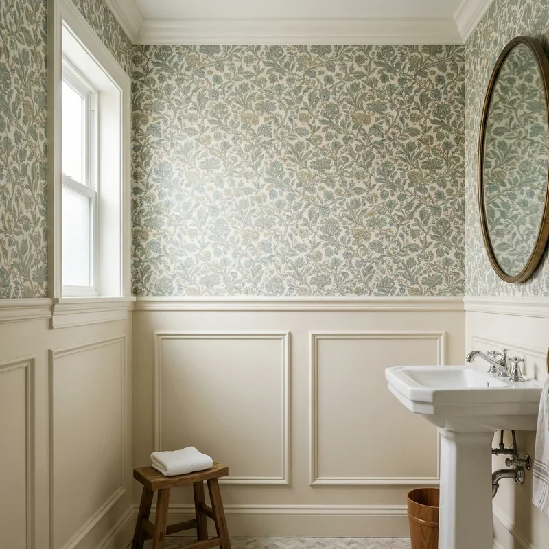 Powder Room Wainscoting Ideas