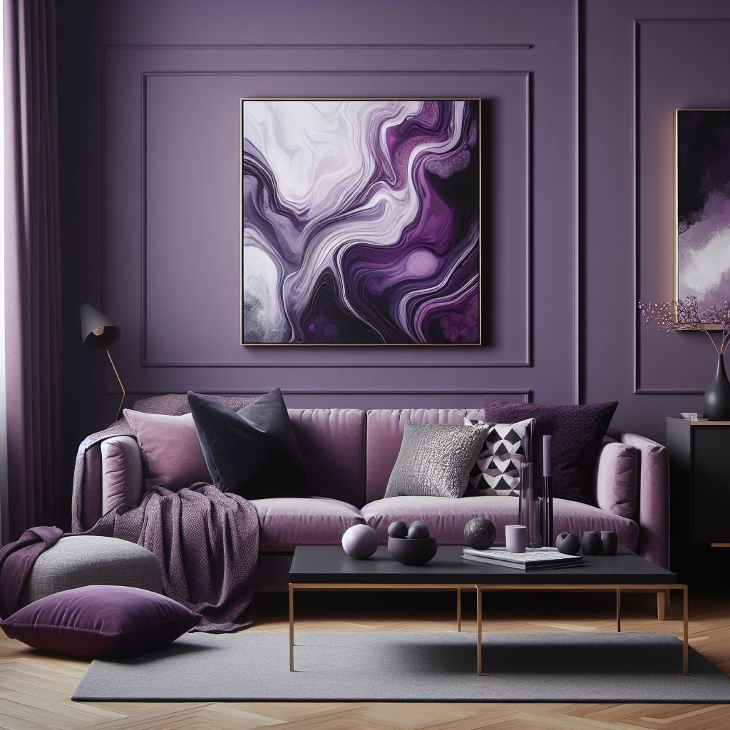 Purple living room furniture hotsell