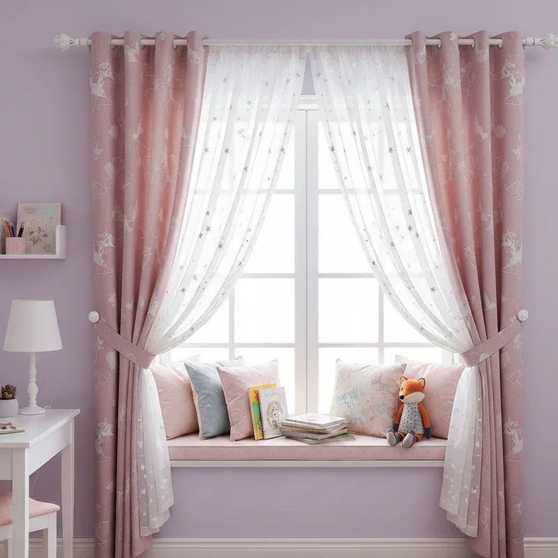 Girl Room Curtains Ideas