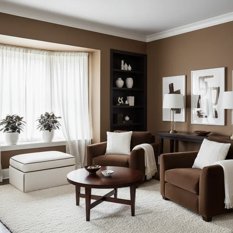 Dark Brown Living Room Ideas