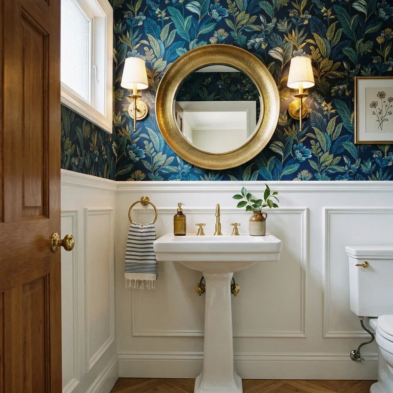 Powder Room Wainscoting Ideas