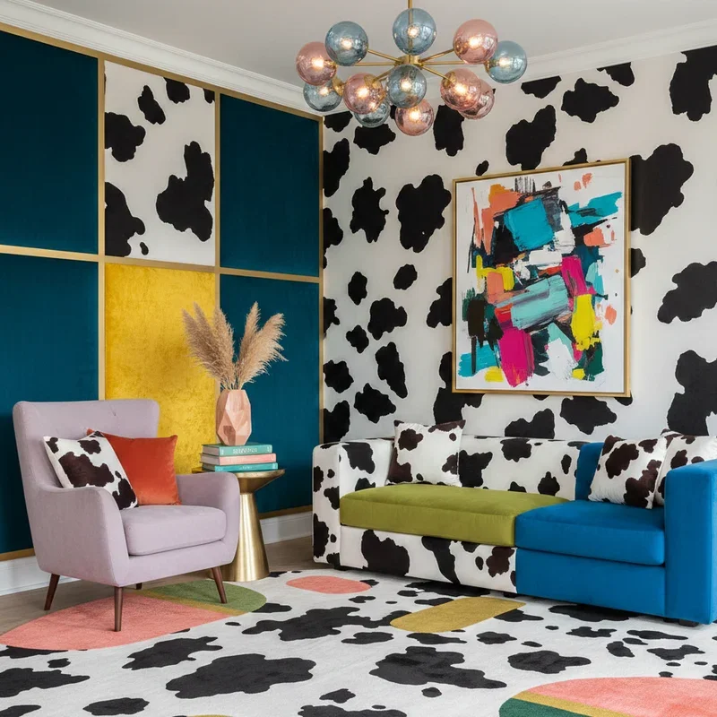 Cow Print Room Ideas