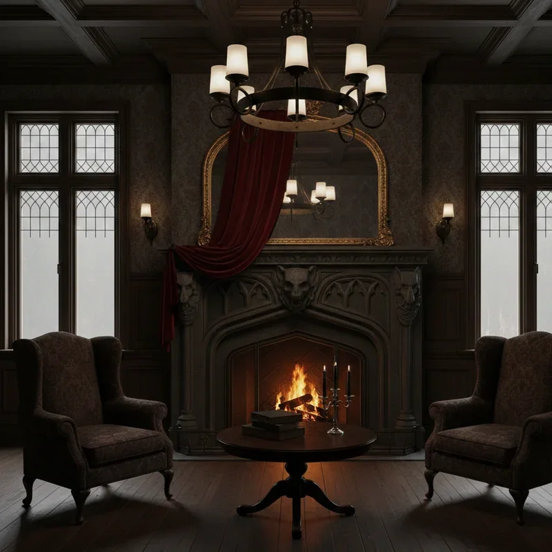 Victorian Gothic Living Room Ideas