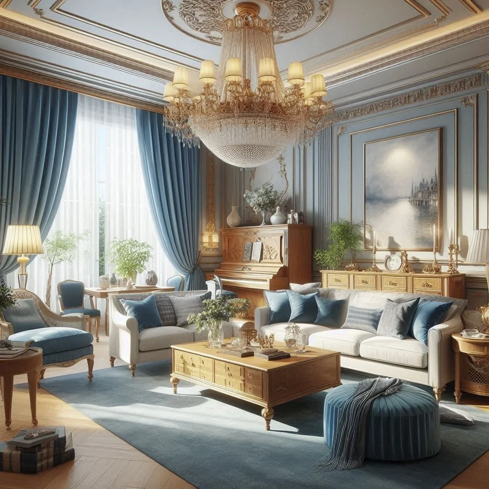 15 Blue and Brown Living Room Ideas for a Warm Look