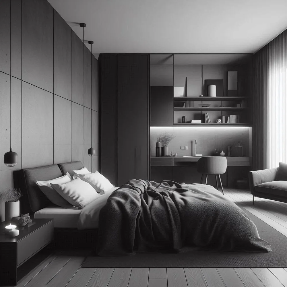 15 Sleek Black and Grey Bedroom Ideas for Elegance