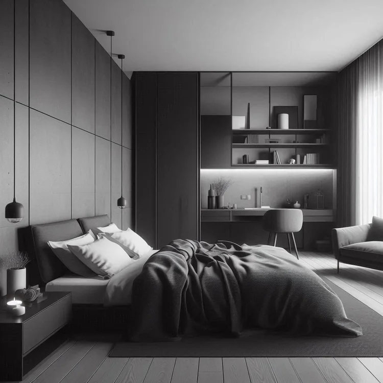 15 Sleek Black and Grey Bedroom Ideas for Elegance
