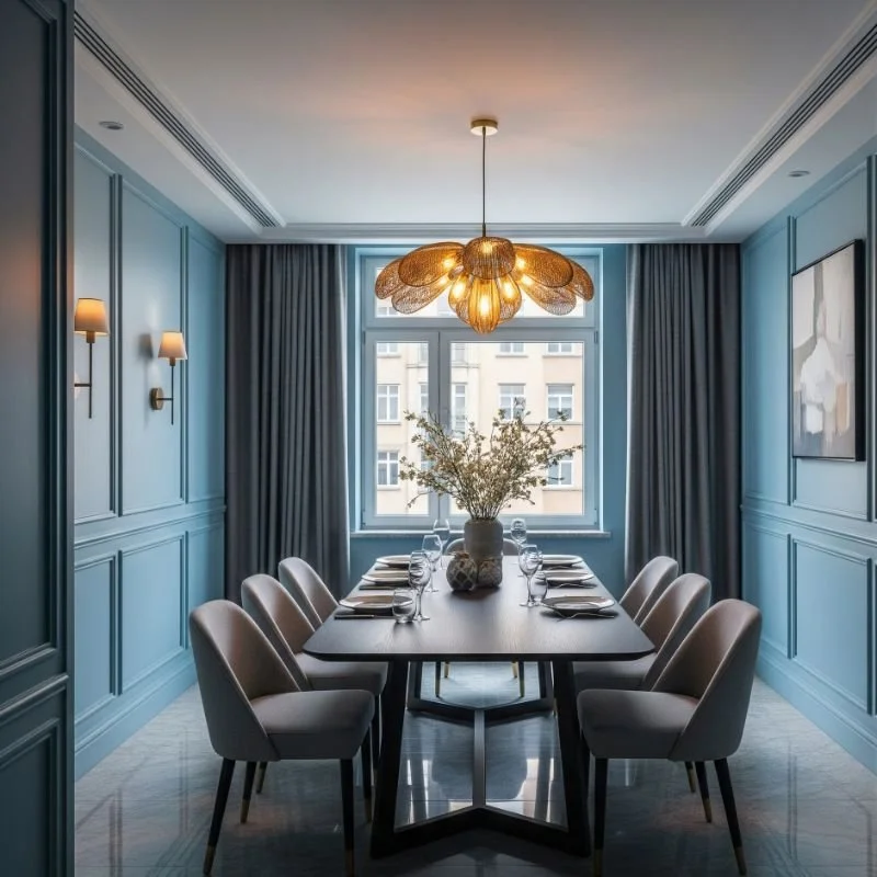 15 Blue and Grey Dining Room Ideas for Elegant Style