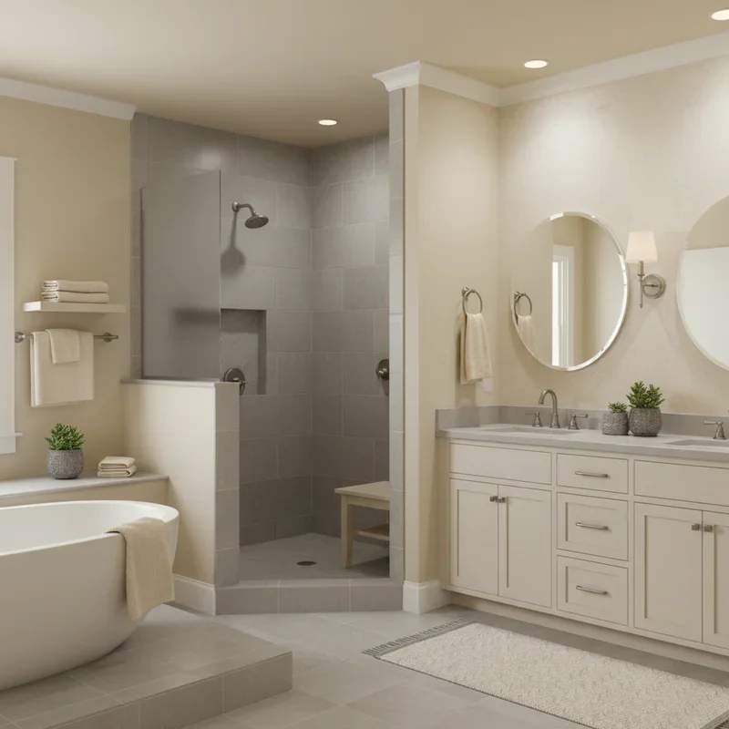 Cream Bathroom Ideas
