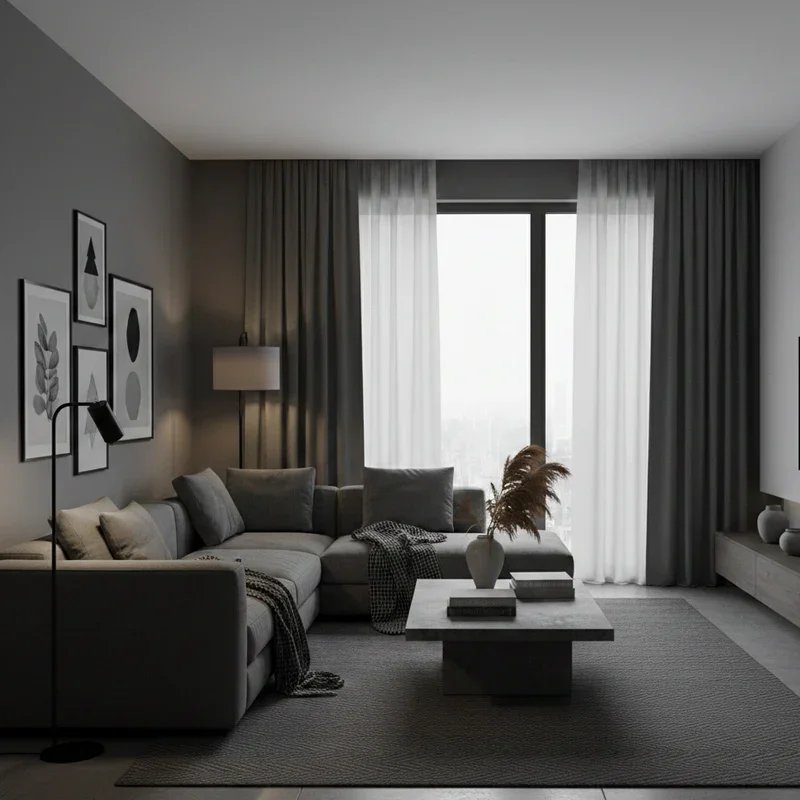 Dark Gray Living Room Ideas