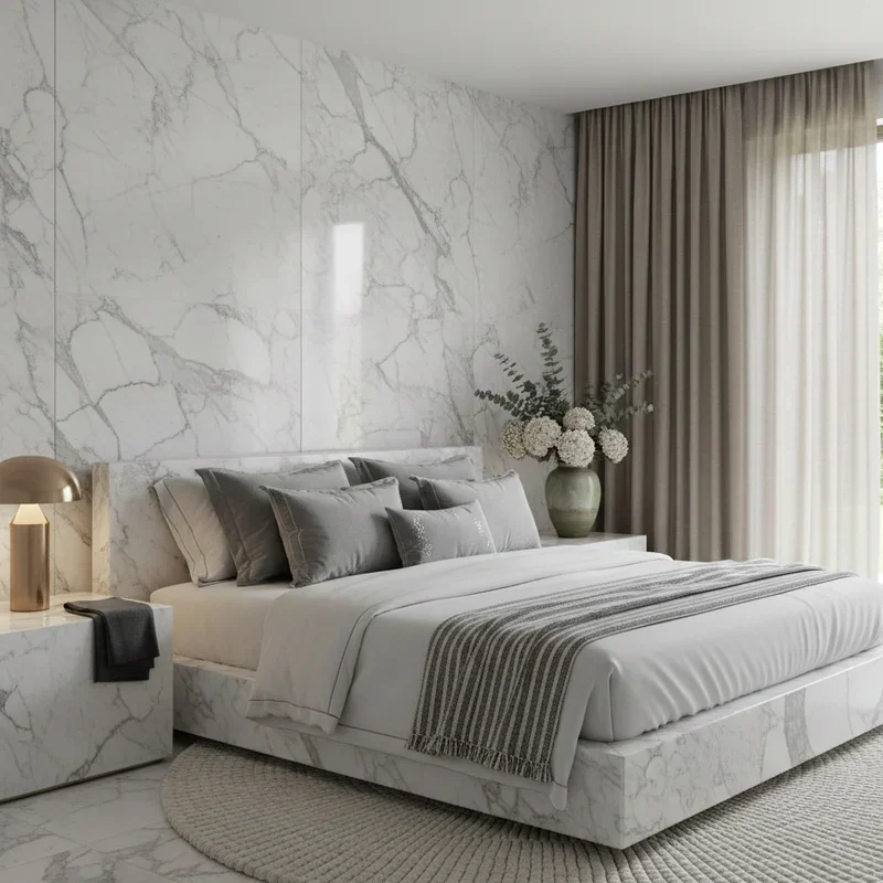 Marble Bedroom Ideas