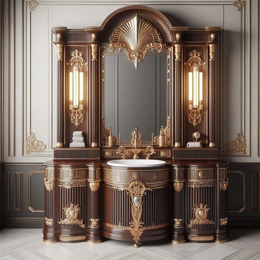 15 Art Deco Bathroom Ideas for Glam Style