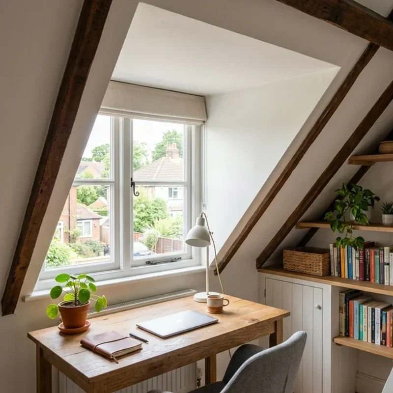 Small Attic Office Ideas