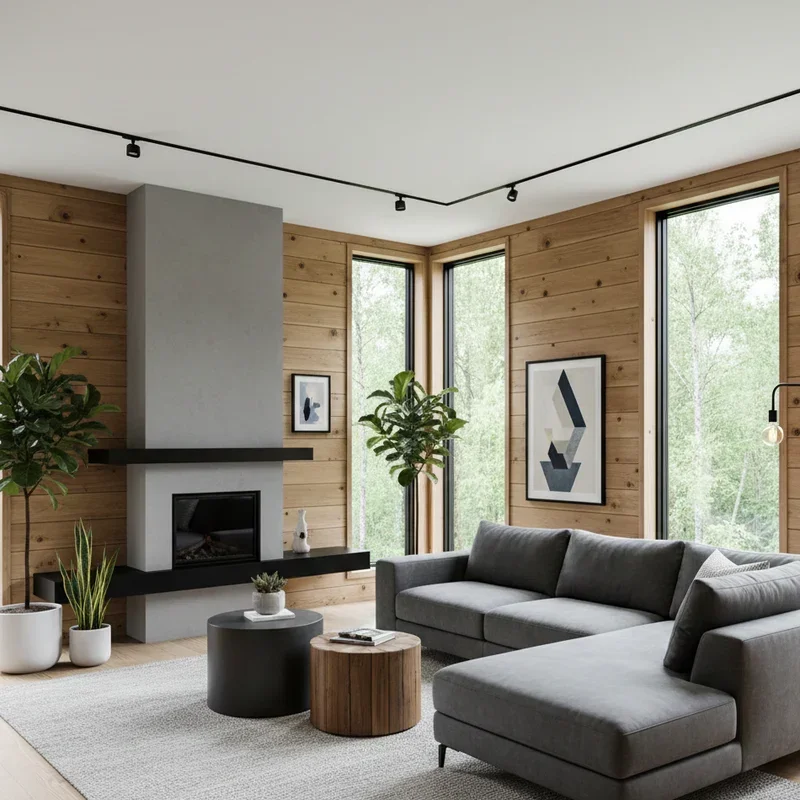 Knotty Pine Living Room Ideas