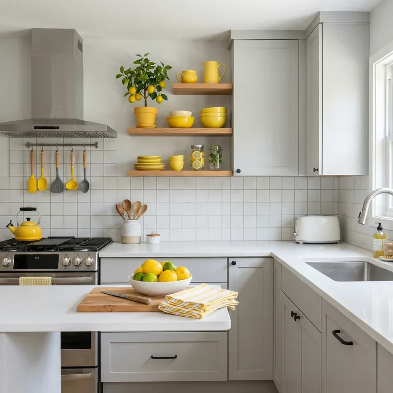 Gray and Yellow Kitchen Ideas