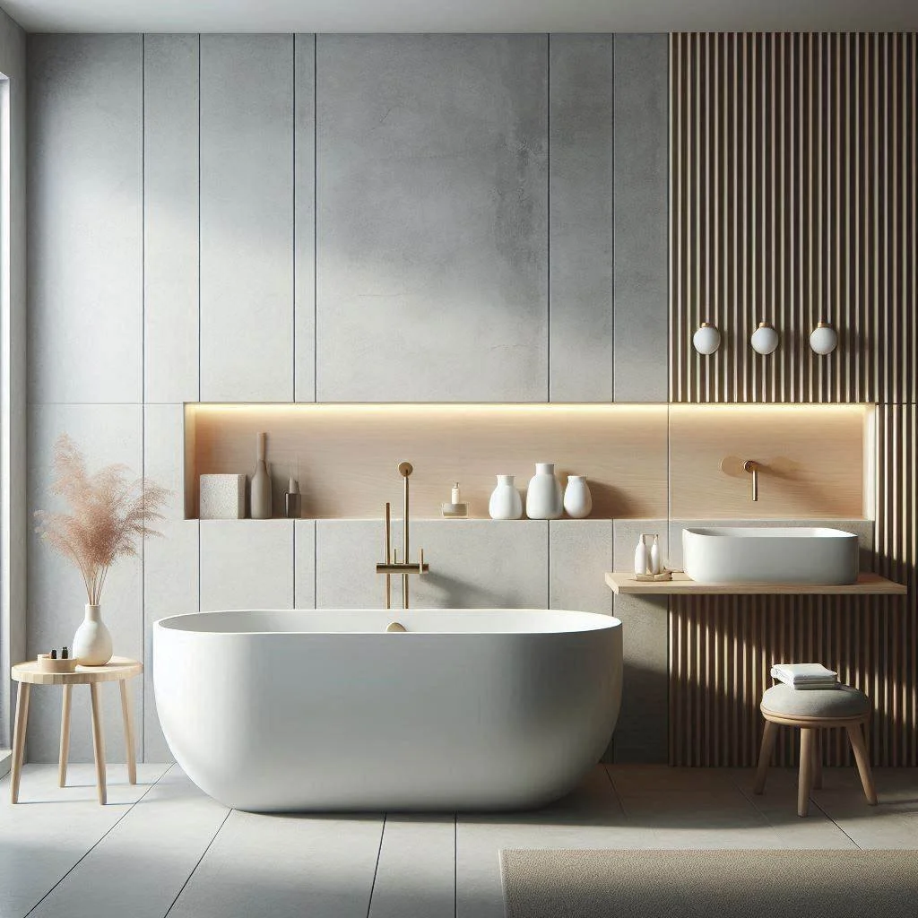 View of 15 Minimalist Bathroom Ideas for Simple Elegance