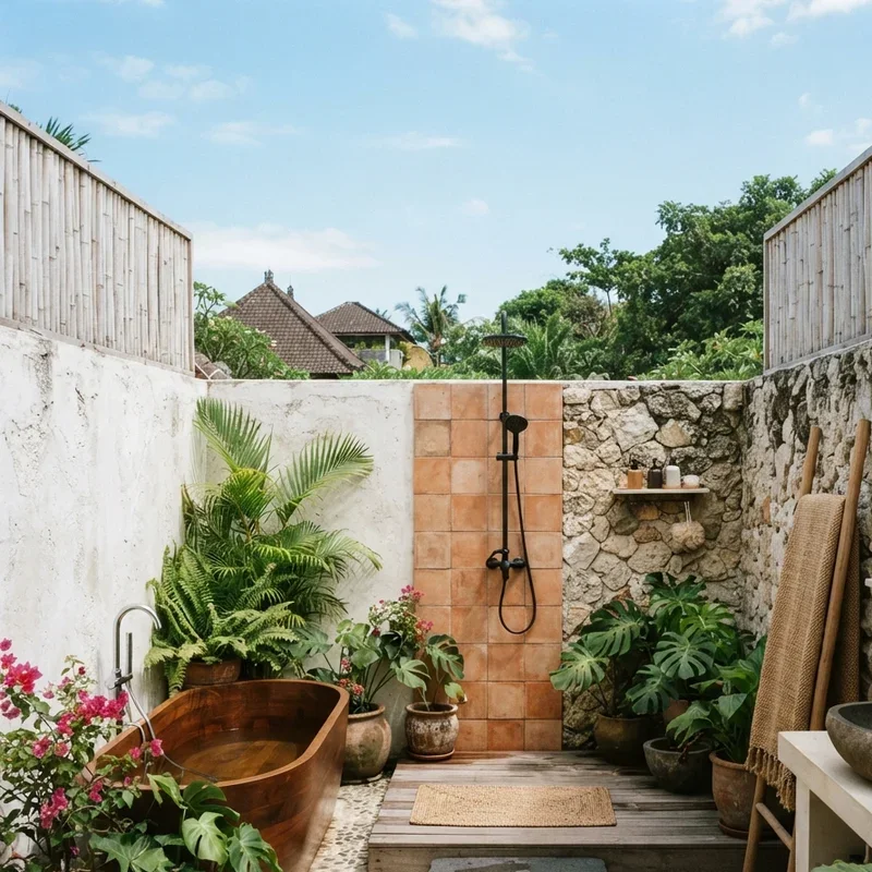 Outside Bathroom Ideas