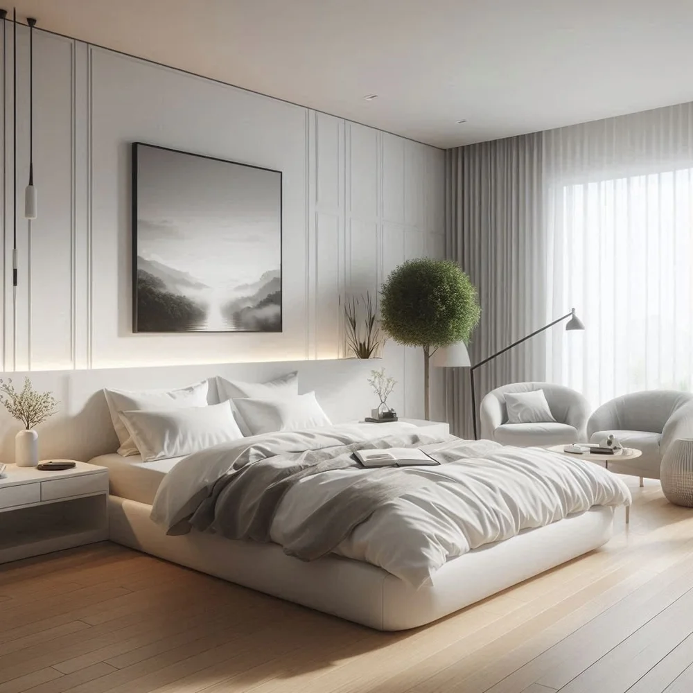 15 Sleek Modern White Bedroom Ideas for Elegance