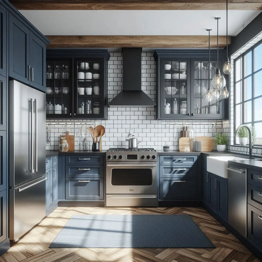 Navy Blue Kitchen