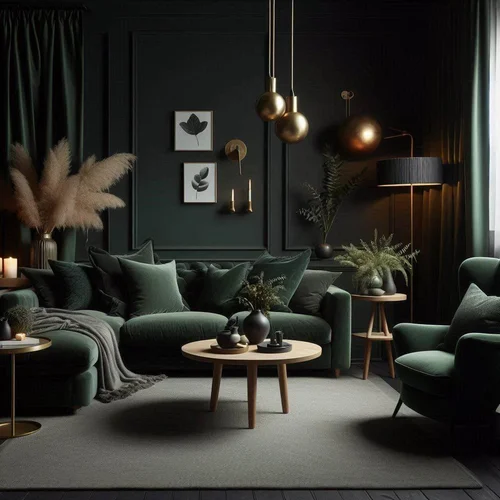 15 Dark Green Living Room Ideas for Cozy Elegance