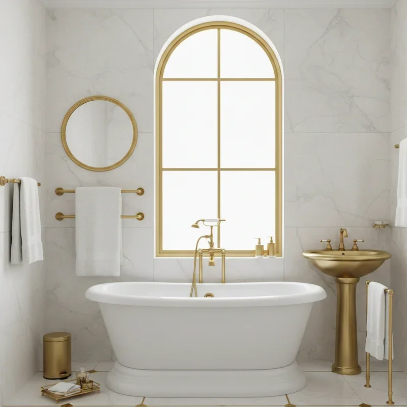 Gold Bathroom Ideas