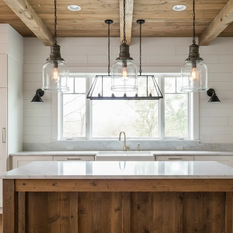 Farmhouse Kitchen Lighting Ideas