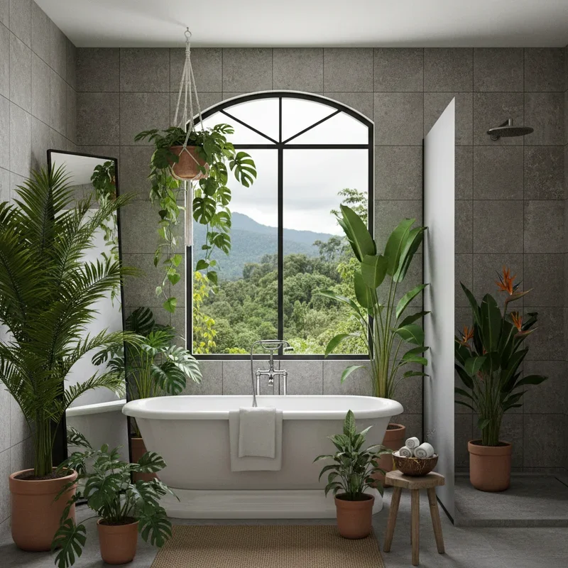Tropical Bathroom Ideas