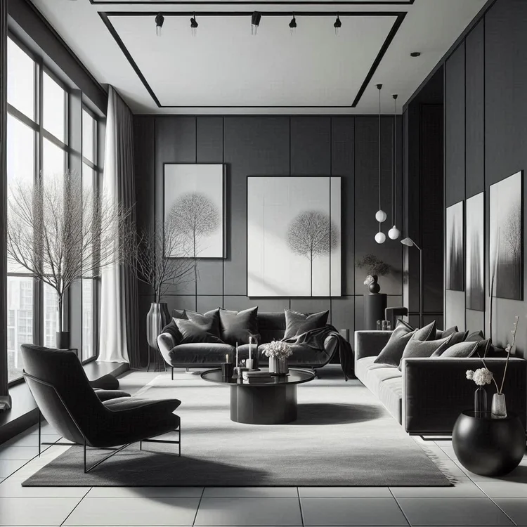 15 Stunning Black and Grey Living Room Ideas for Elegance