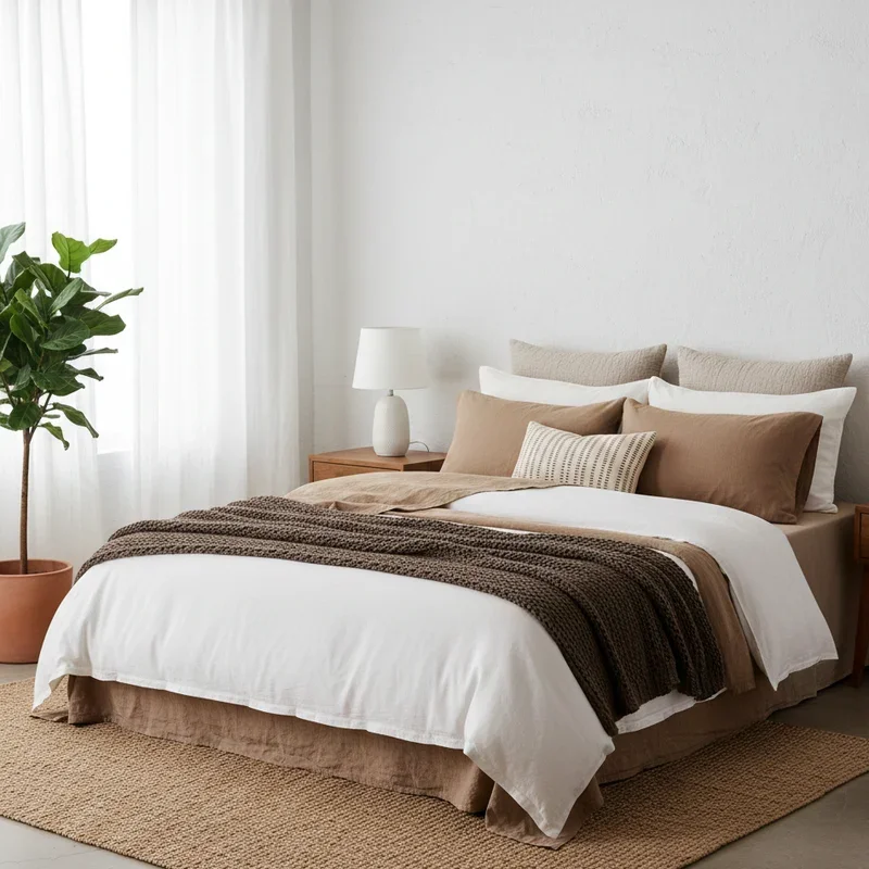 White and Brown Bedroom Ideas