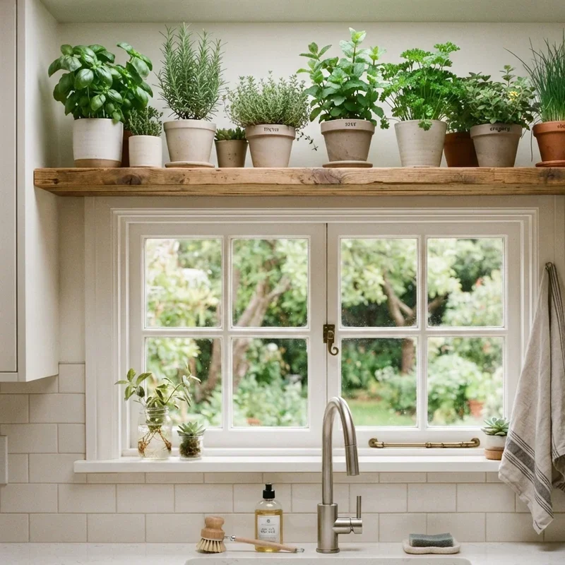 Above Kitchen Sink Window Ideas