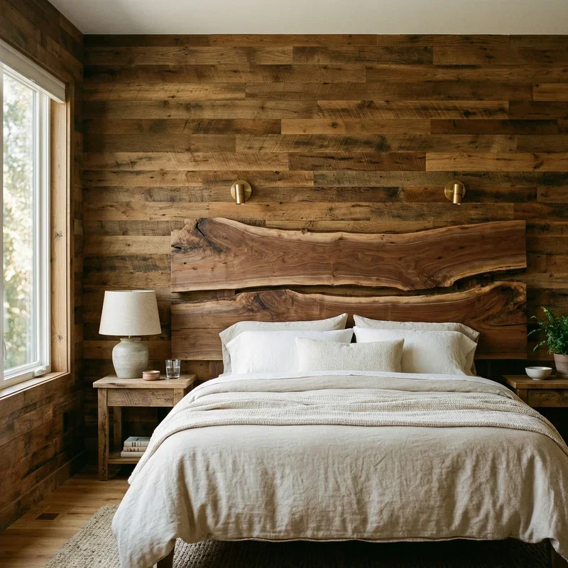 Wood Wall Bedroom Ideas