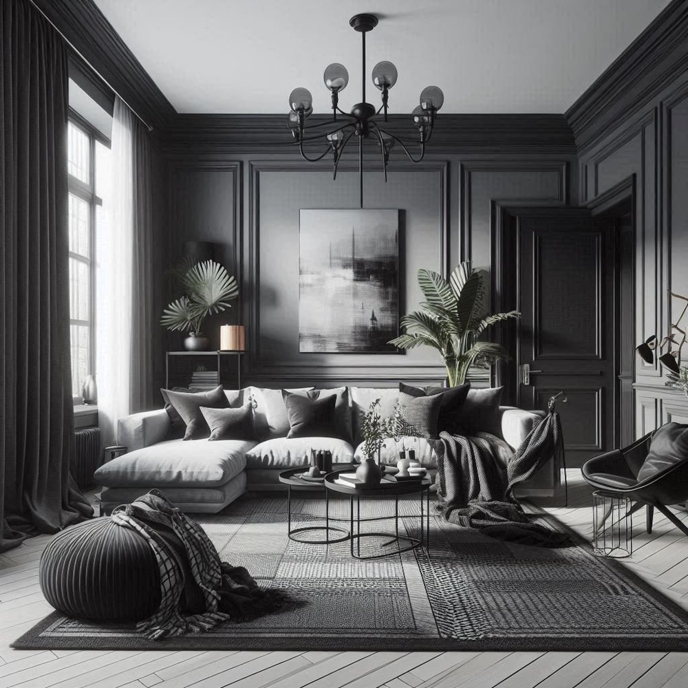 15 Stunning Black and Grey Living Room Ideas for Elegance