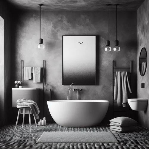 15 Black, White, and Grey Bathroom Ideas for Sleek Style