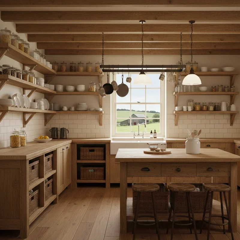 Country Kitchen Ideas on a Budget