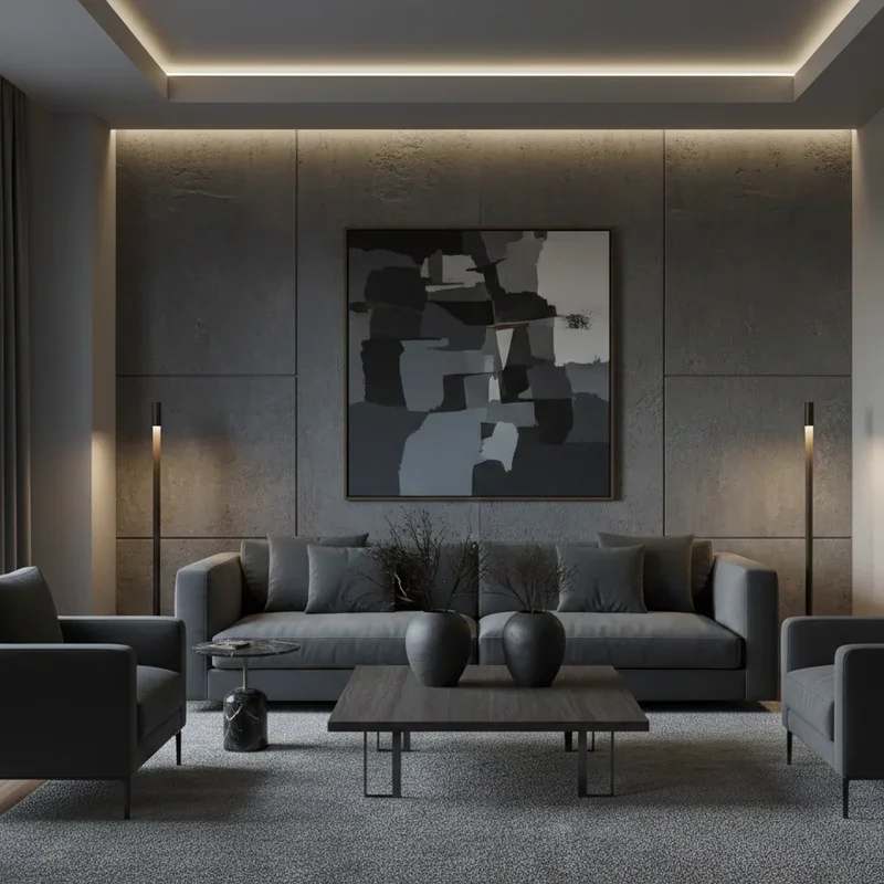 Dark Gray Living Room Ideas