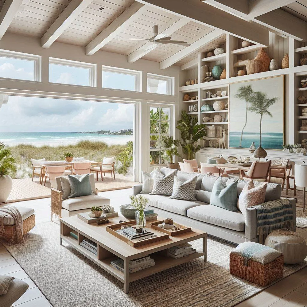 Modern Coastal Living Room
