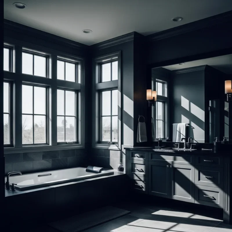 15 Moody Bathroom Ideas to Embrace the Dark Side